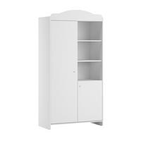 SKŘÍŇ 2DVEŘOVÁ Megeve Bílá - bílá, kompozitní dřevo (100/199/50.1cm) - Petits-meubles