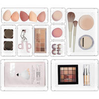 SCHUBLADEN Organizer 10-teiliges Set transparent - Transparent, Kunststoff (22.9/5.6/5.6cm)