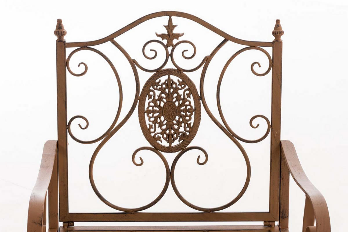 STUHL Pamela antik braun - Braun, Metall (62/94/53cm) - TPFGarden