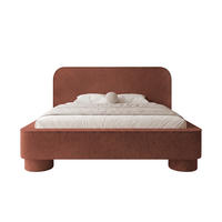 POLSTERBETT SALNUK 120x200 cm, Rot - Rot, Textil (200/120cm) - Fedve