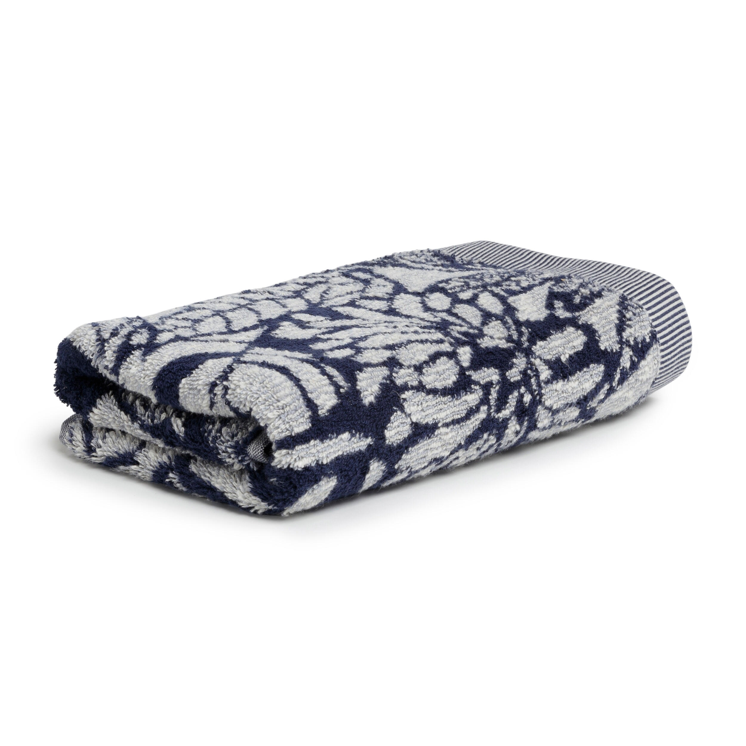HANDTUCH BROOKLYN - Naturfarben/Dunkelblau, Textil (50/100cm) - MÖVE