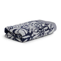 HANDTUCH BROOKLYN - Naturfarben/Dunkelblau, Textil (50/100cm) - MÖVE