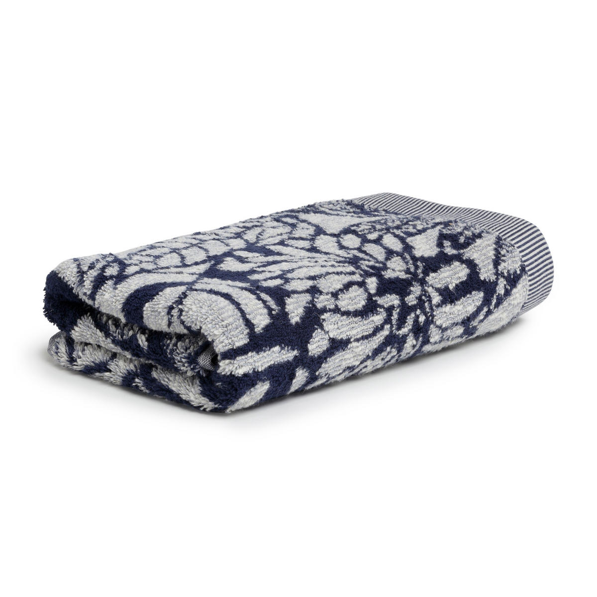 HANDTUCH BROOKLYN - Naturfarben/Dunkelblau, Textil (50/100cm) - MÖVE