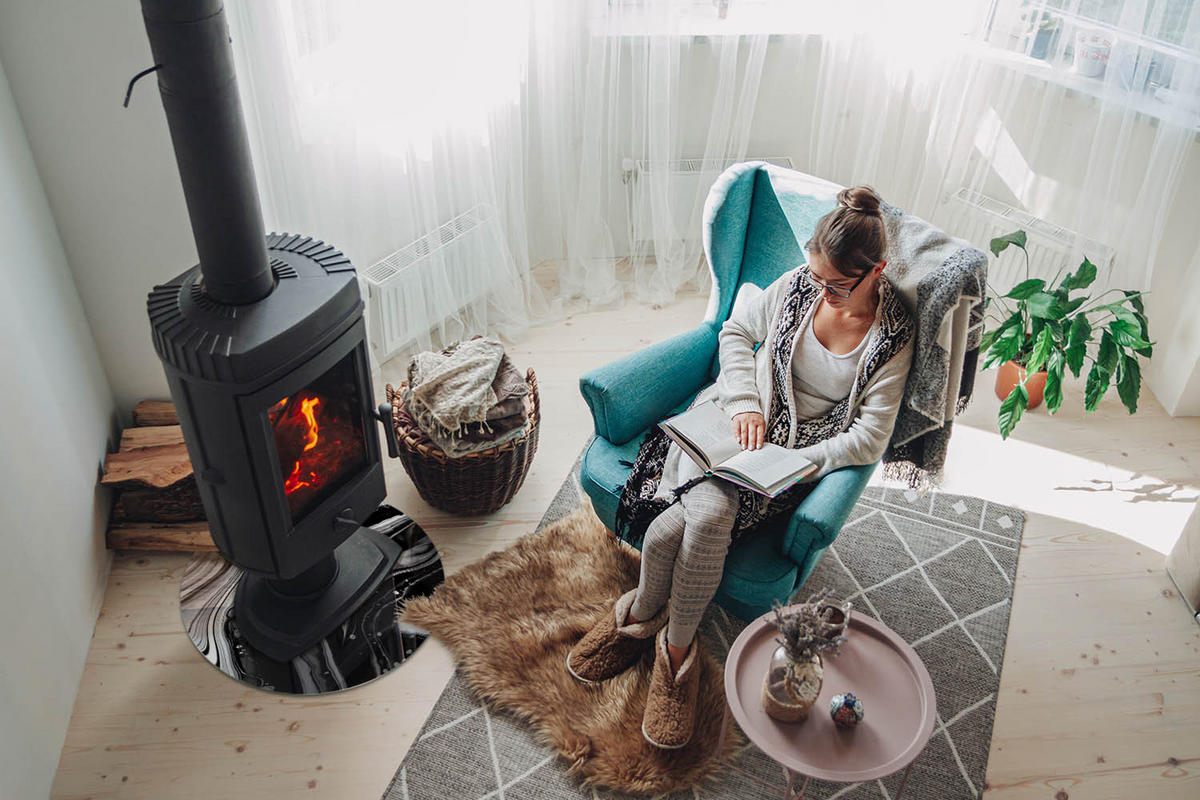 GLASPLATTE für Kamin Ø 50 cm Schwarz Weiß - Multicolor, Glas (50/50/0.4cm) - ArtPrintCave