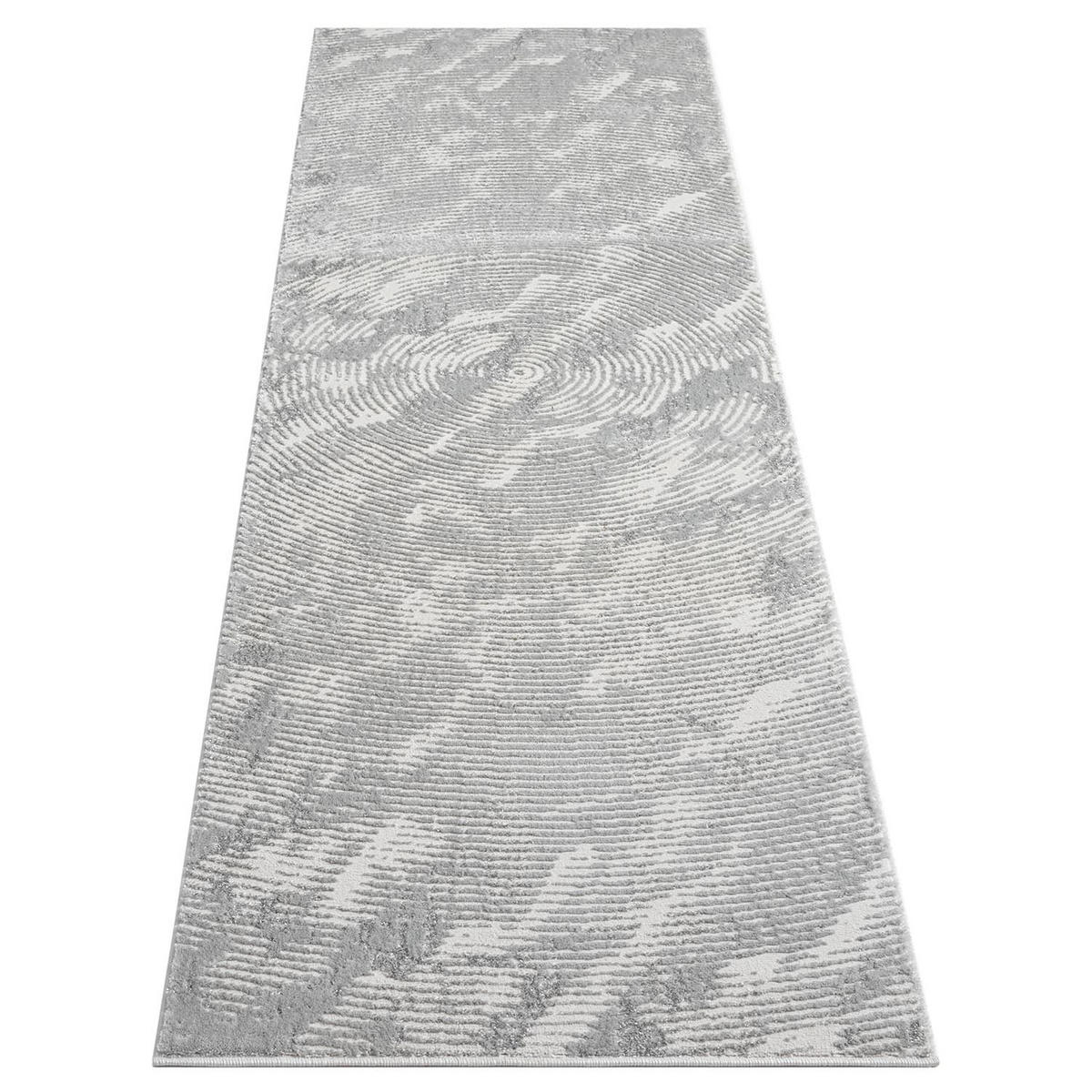 KURZFLOR-TEPPICH Antik 481 Grau 80x300 cm - Grau, Textil (80/300cm) - carpet city