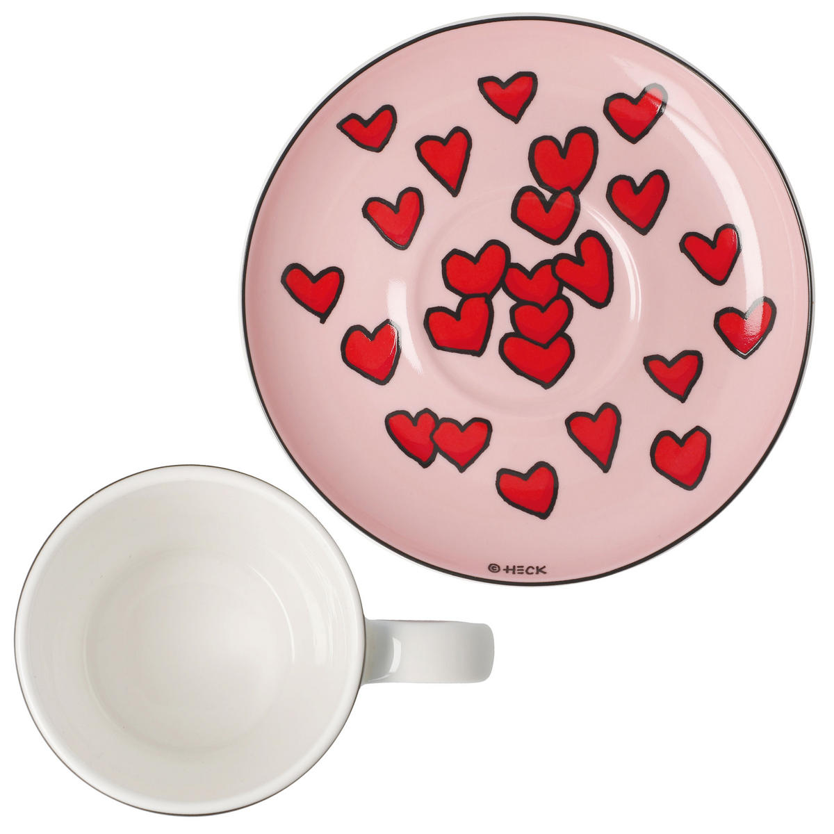 ESPRESSOTASSE Ed Eck- When Pigs Fly, Fine Bone China, Bunt, 100 ml - Multicolor, Keramik (0.1L) - Goebel