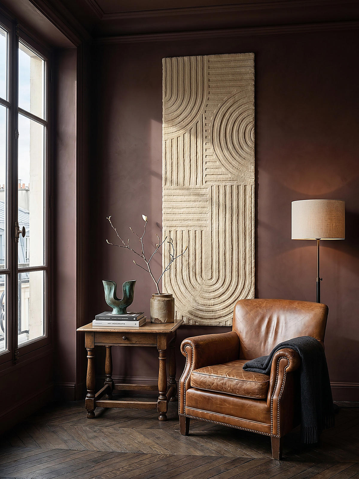 TEPPICH aus Wolle LEVEN in Natur, geometrisch, 60 x 230 cm - Beige, Textil (60/230cm) - KADIMA DESIGN