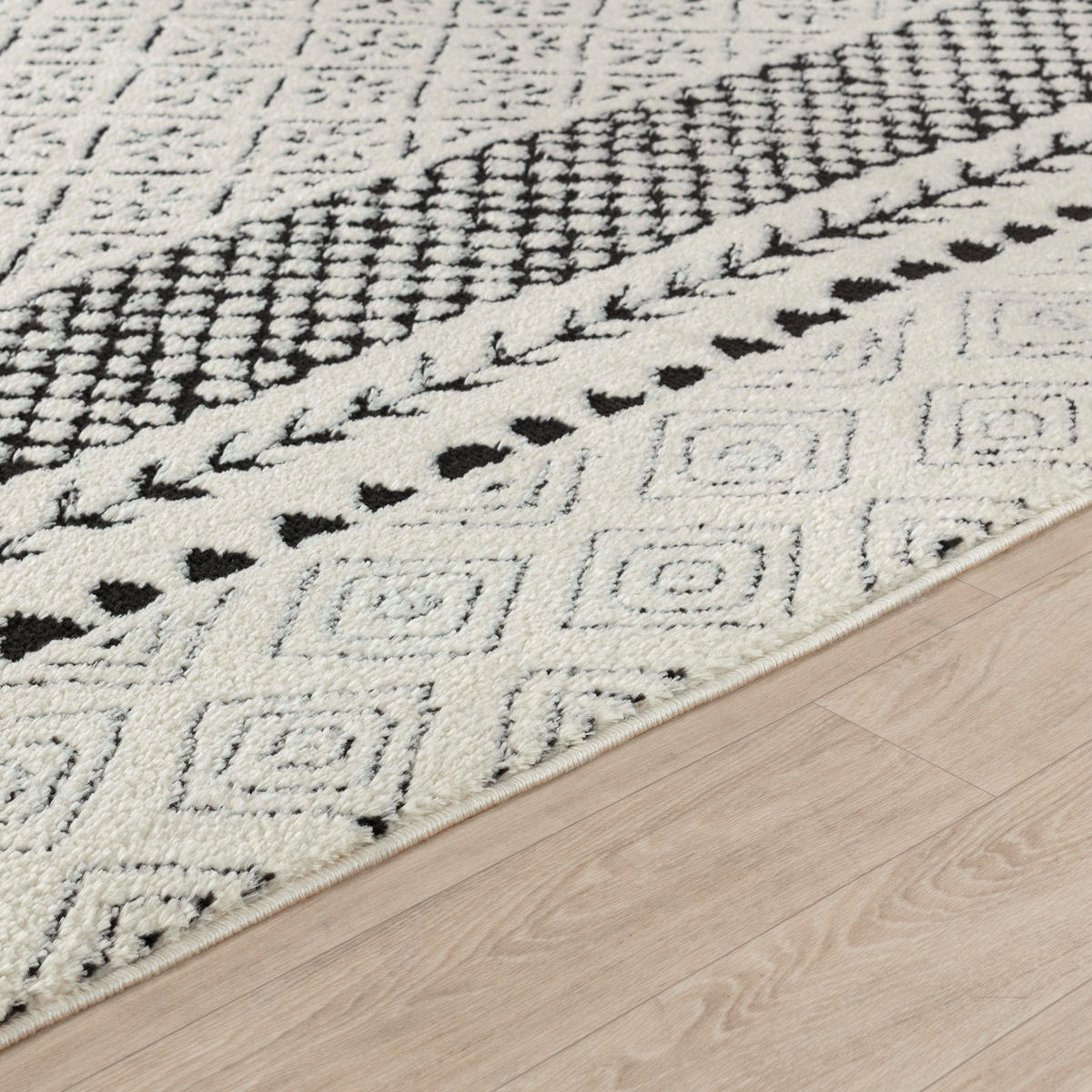KURZFLORTEPPICH 160/213 cm Weiß - Weiß, Naturmaterialien/Textil (160/213cm) - LIVABLISS