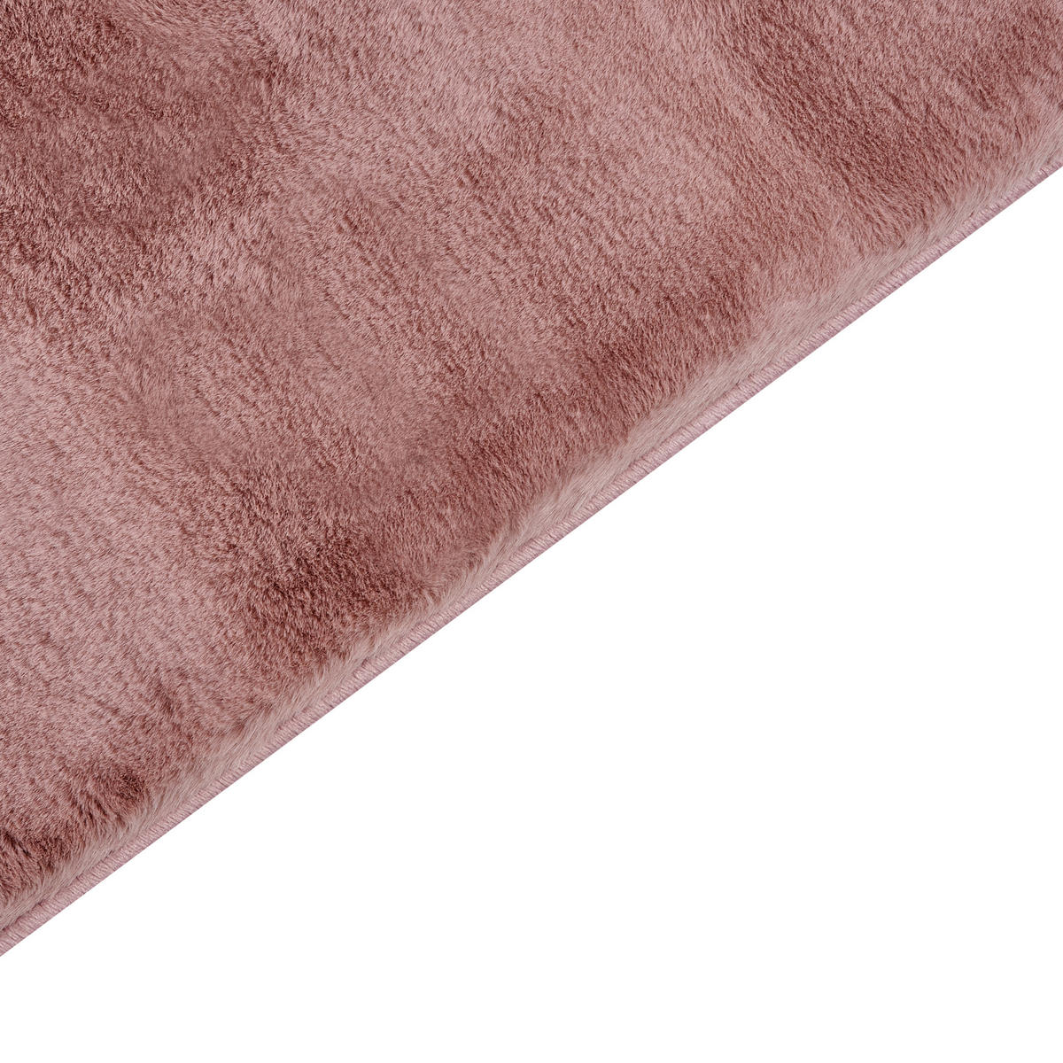 SHAGGY-KUNSTFELLTEPPICH Mirpur 150/80 cm - Pink, Kunststoff (80/150cm) - Beliani