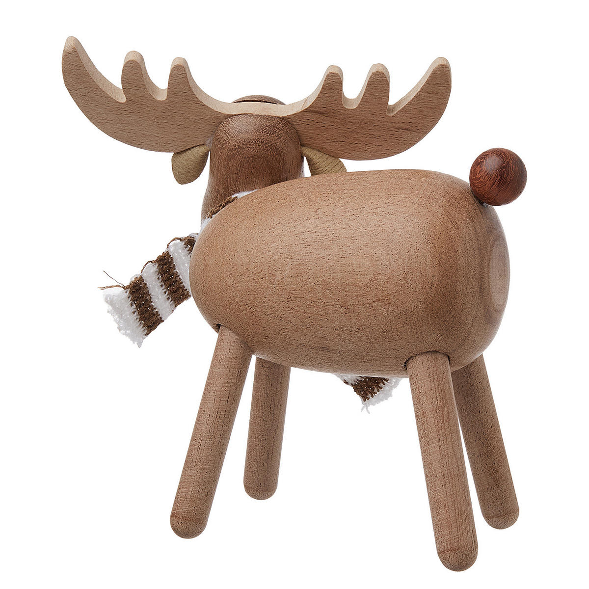 DEKO-ELCH Woody Forest - Braun, Holz (14/15/6cm) - Butlers