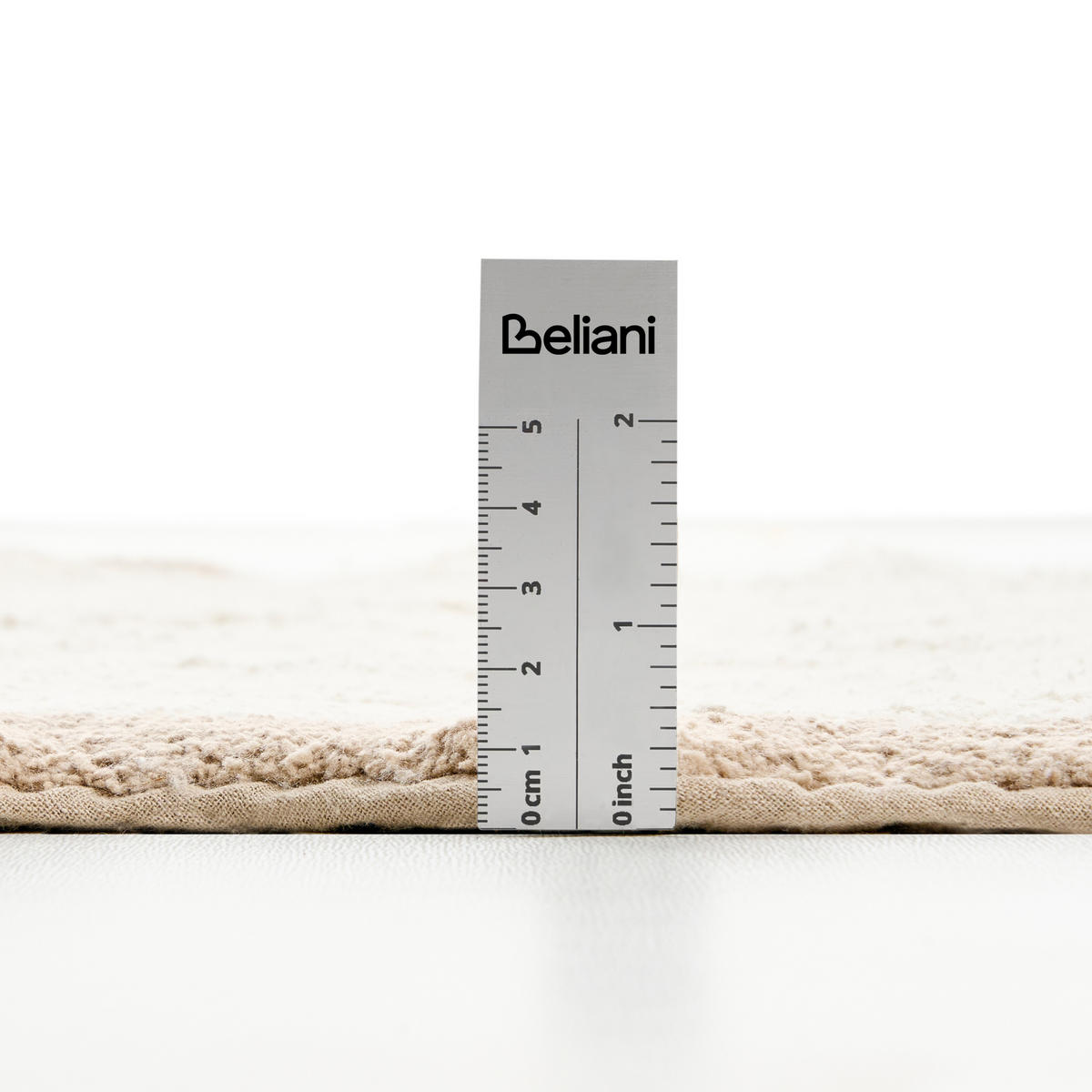 KOUPELNOVÁ PŘEDLOŽKA Hnědá/Béžová 80/150 cm Bavlna Nangal - hnědá/béžová, textil (80/150cm) - Beliani
