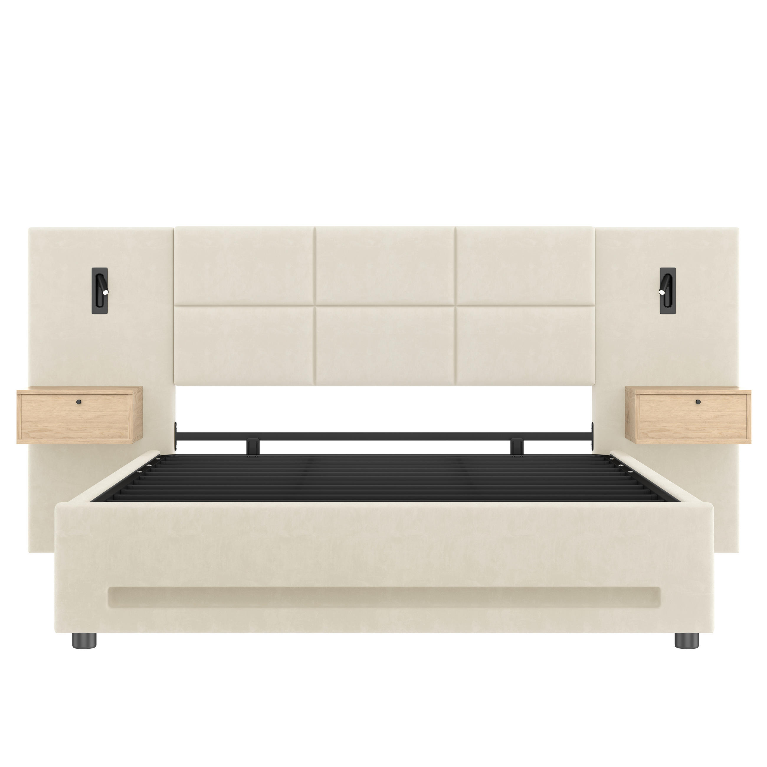 XXXLutz Polsterbett Beige