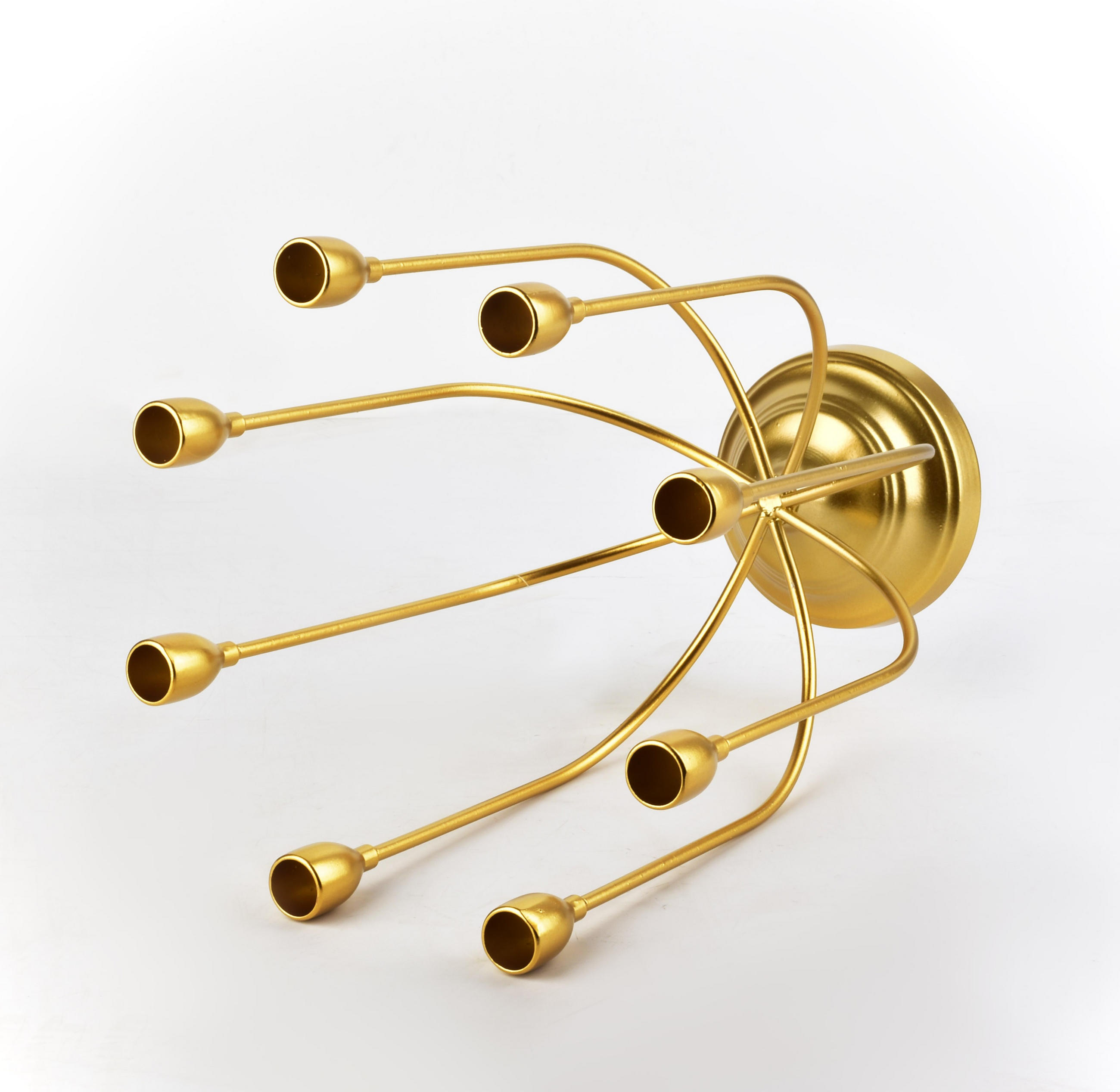KERZENHALTER Cedric Gold 8/11.5/32 cm Metall - Goldfarben, Metall (11.5/32/8cm) - Mondex