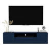TV-SCHRANK Elpis2 Marineblau Matt Glamour 150 cm - Blau, Holzwerkstoff (150/37.5/36.5cm) - Meble Lindner