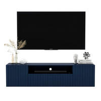 TV-SCHRANK Elpis2 Marineblau Matt Glamour 150 cm - Blau, Holzwerkstoff (150/37.5/36.5cm) - Meble Lindner