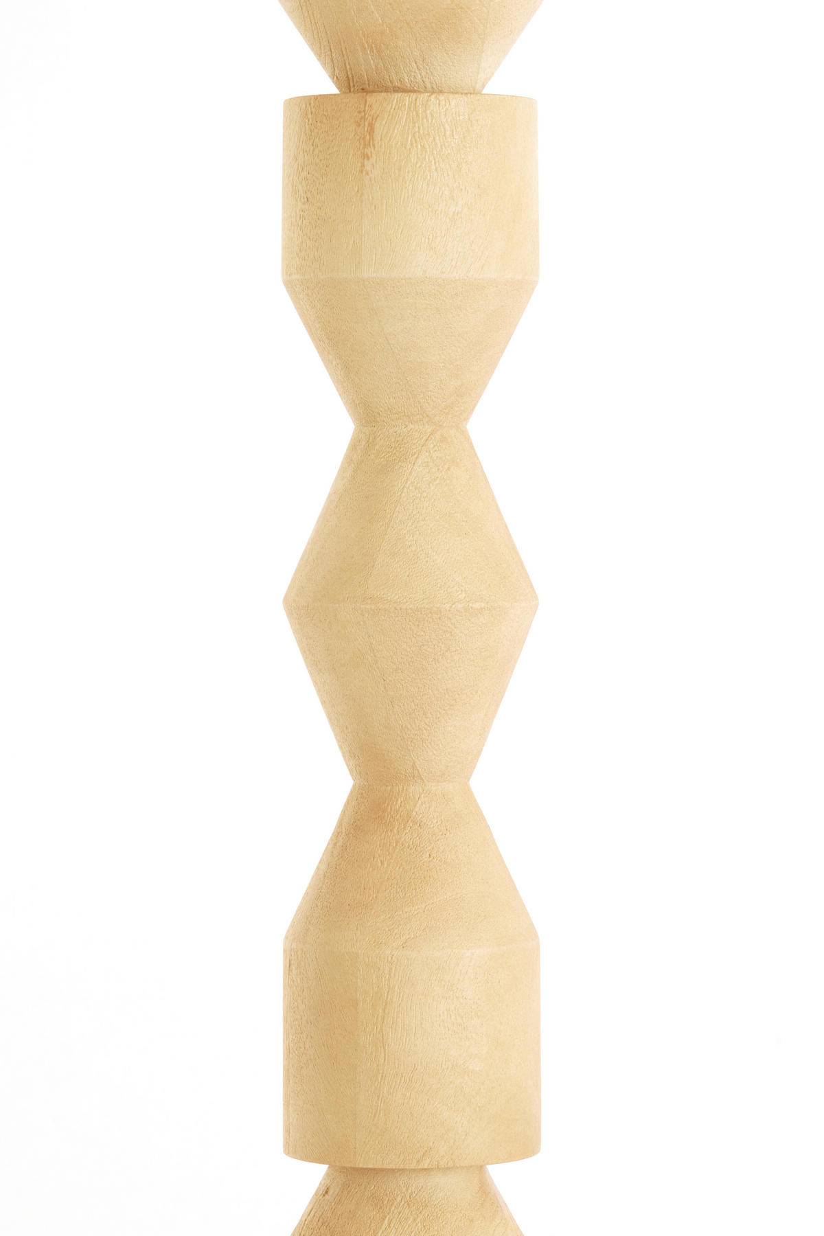 STEHLAMPE Edie Braun 23/23/133 cm - Braun, Holz (23/23/133cm) - Light & Living