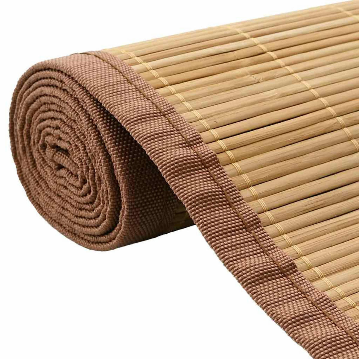 TEPPICH Bambus 100/160 Cm Braun - Braun, Holz (100/160cm) - vidaXL