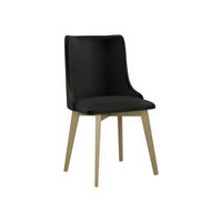 STUHL Monti 5, Holzfarbe: Sonoma - Eichefarben/Schwarz, Holz (48/83/53cm) - MIRJAN24