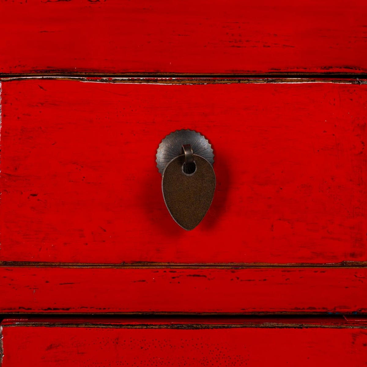 KONSOLENTISCH aus Holz, rot, 93x25x84cm - Rot, Holz (25/93/84cm) - Wanderlust