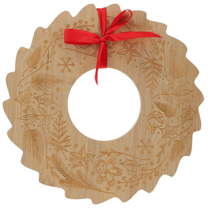 BAMBUSTABLETT Bellune Ø 30 cm - Braun, Naturmaterialien (30/1.2/30cm) - Excellent Houseware