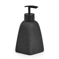 SEIFENSPENDER Dark Stone Ø 7,1/15,7 cm - Schwarz, Kunststoff (7.1/15/7.1cm)