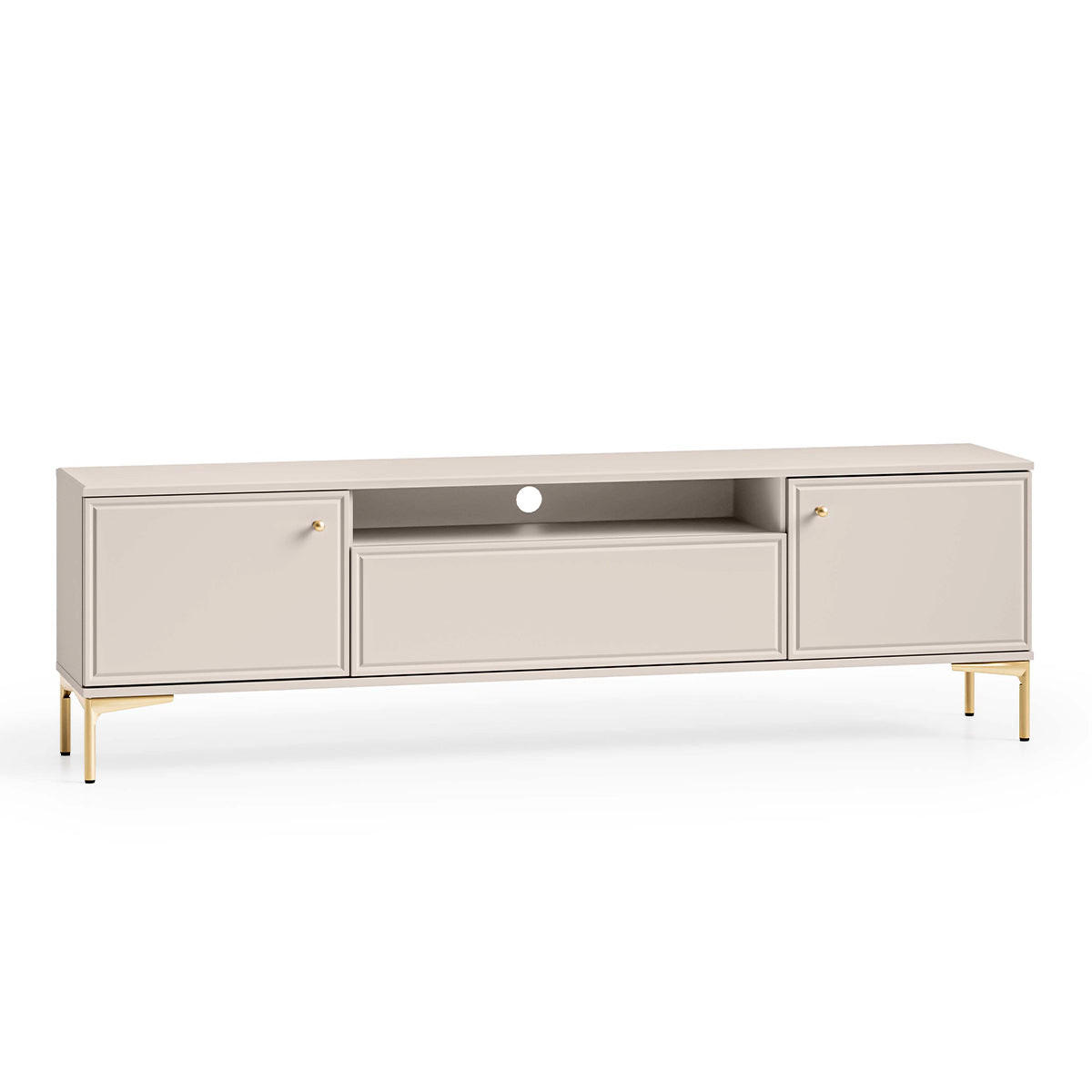 TV STOLÍK Sélène Kašmír - béžová, kompozitné drevo (180/53/34cm) - Petits-meubles