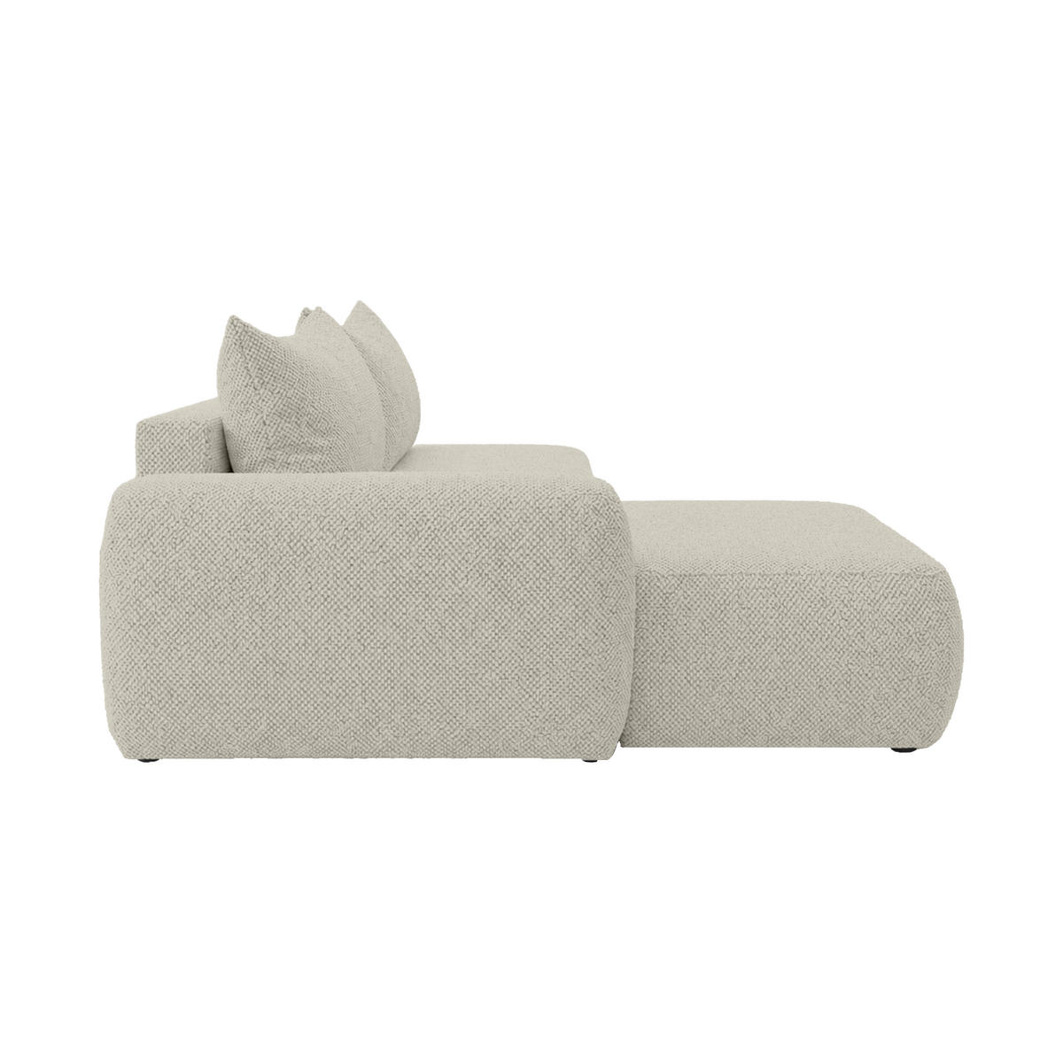 ECKSOFA Munduk I mit Schlaffunktion, Creme - Creme, Textil (302/184cm) - Fedve