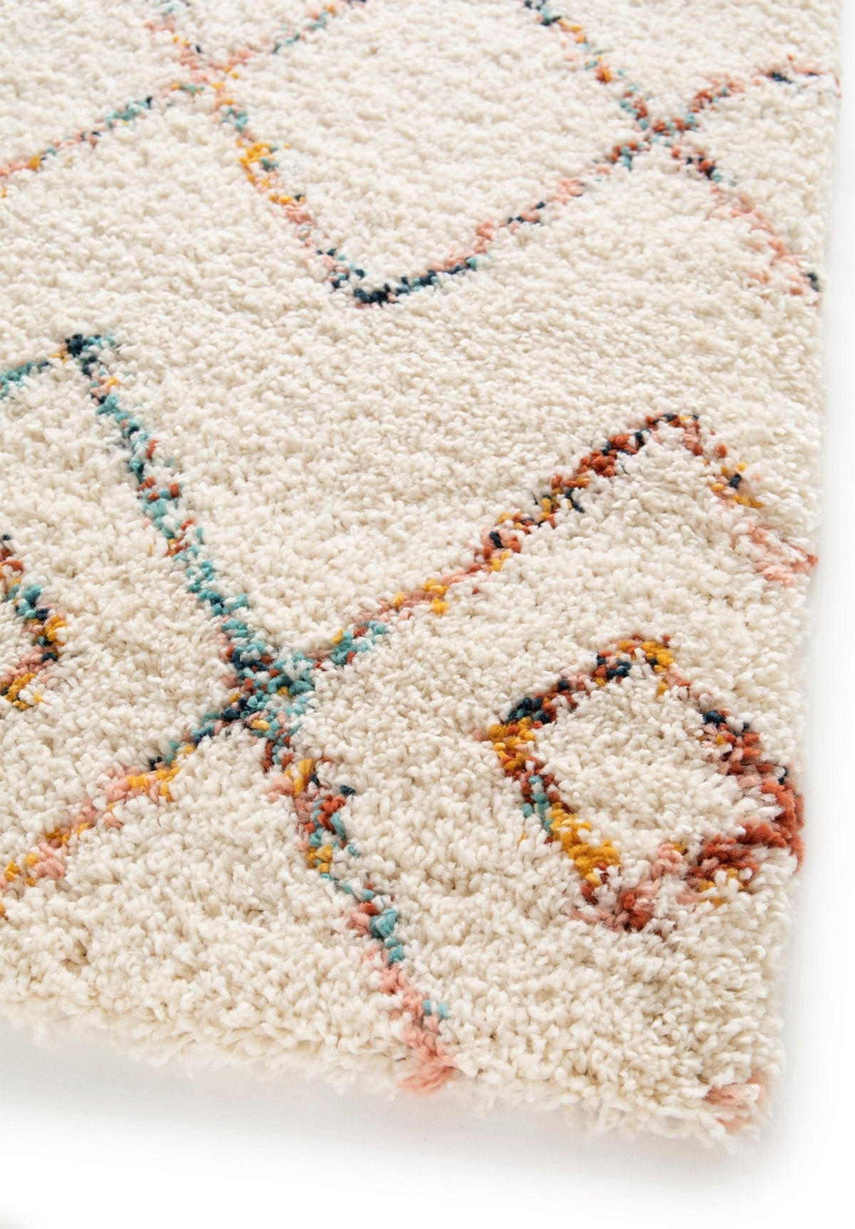 TEPPICH Shaggy weich voluminös beige - Beige, Textil (140/200cm) - AFK Living