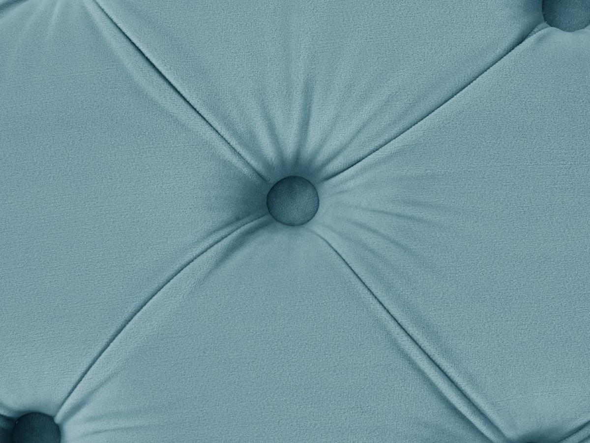 CHESTERFIELD-SESSEL - Samt - Pastellblau - EDWINA - Hellblau, Textil (91/76/106cm) - Vente-Unique