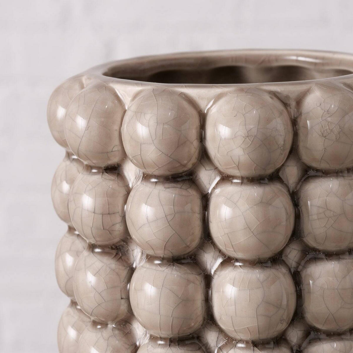 VASE Morten 25 cm - Beige, Keramik (25cm) - Boltze Home