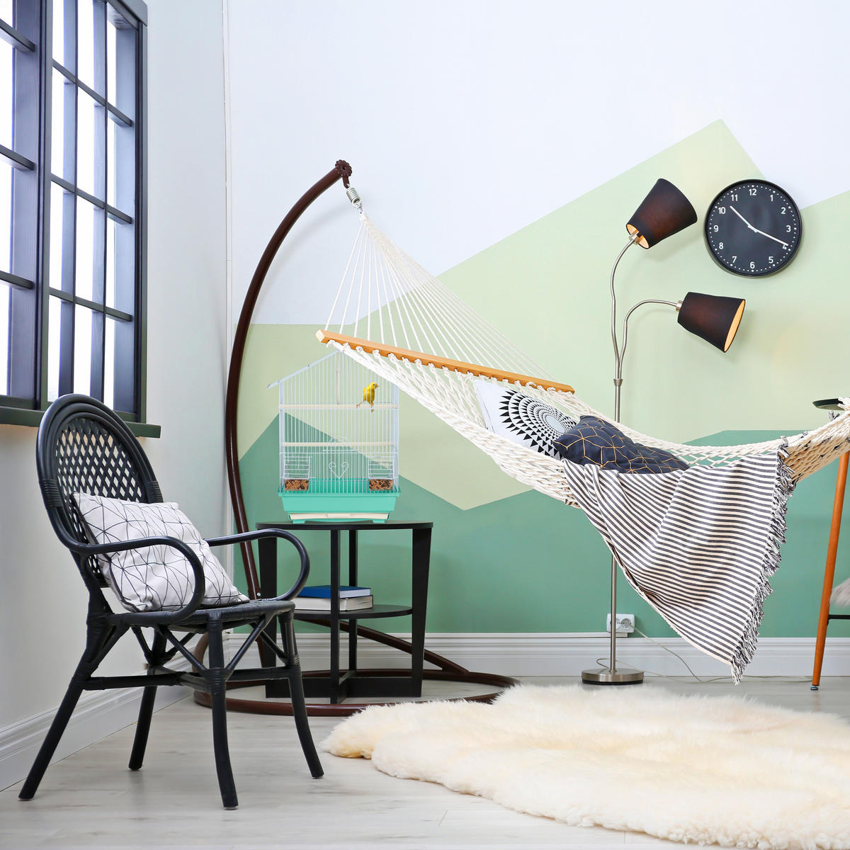 VOGELKÄFIG - Multicolor, Kunststoff/Metall (39.5/49/32cm) - Relaxdays