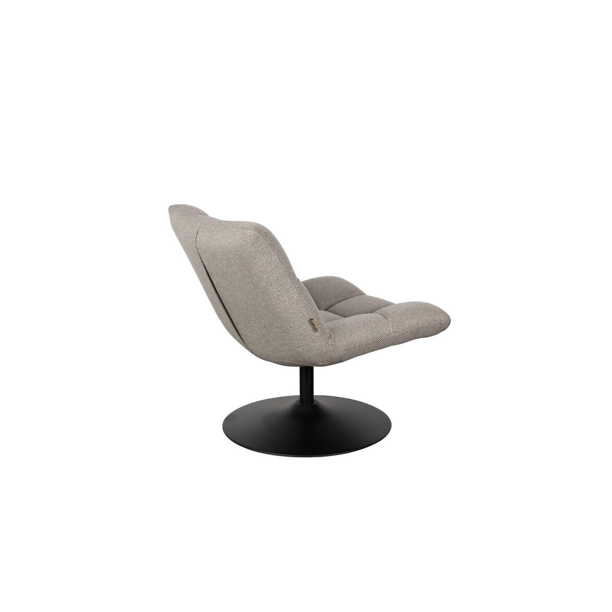 SESSEL Bar Bouclé Hellgrau - Grau, Textil (76/78/74cm) - Dutchbone