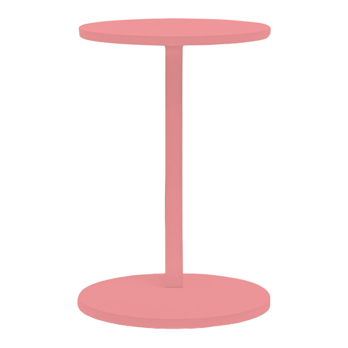 BEISTELLTISCH Holeby - Pink, Holzwerkstoff (38/38/56cm) - [en.casa]