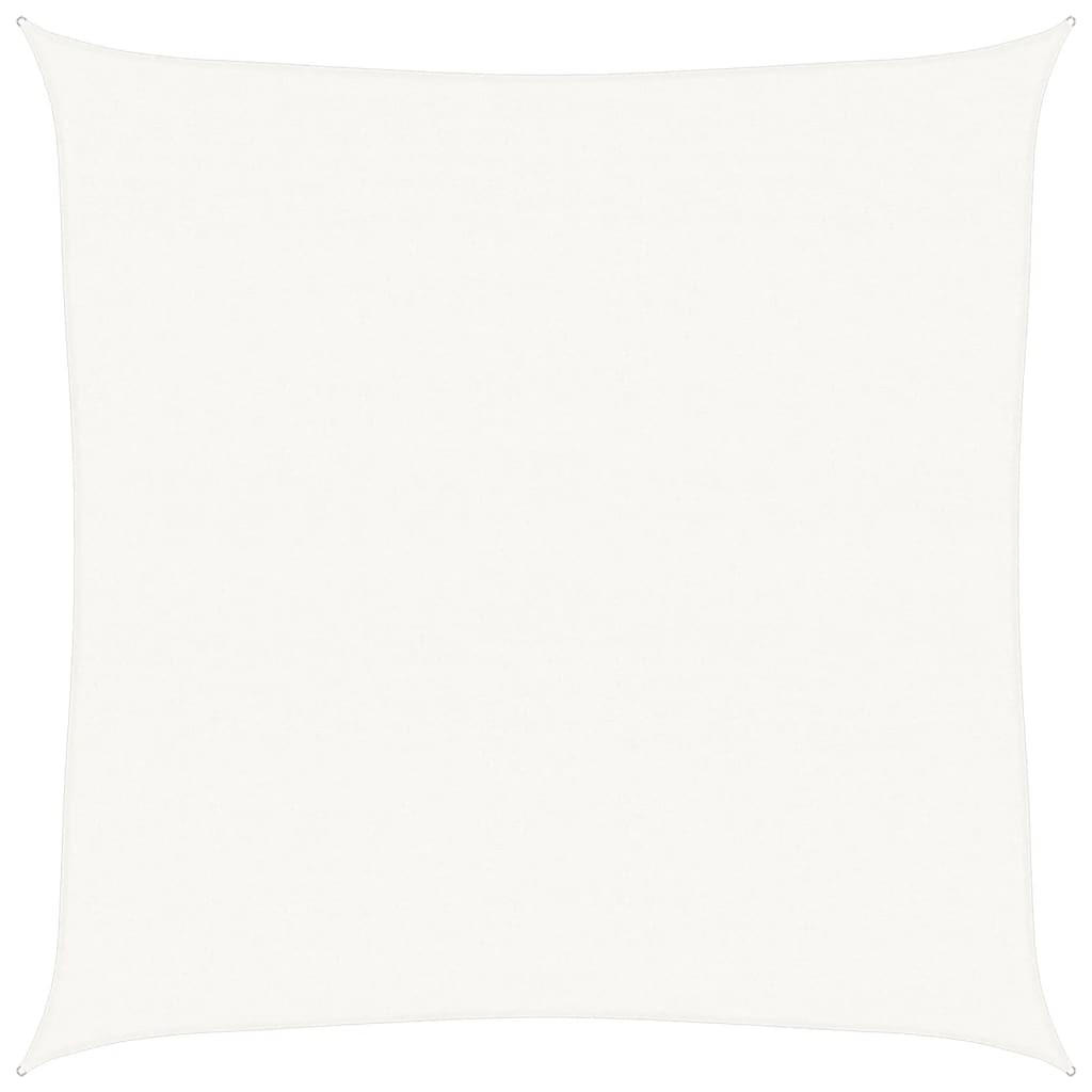 SONNENSEGEL 160 g/m² Weiß 4,5x4,5 m HDPE - Weiß, Textil (450/450cm) - furnicato