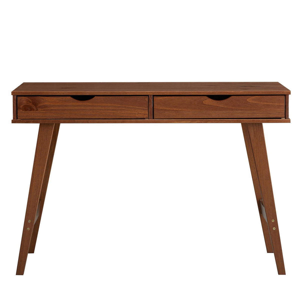 SCHREIBTISCH MILO - Kastanienfarben, Holz (50/110/75cm) - IDIMEX