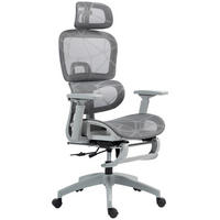 BÜROSTUHL Grau Polyester 66xx64x122 xm - Grau, Kunststoff (64/122/66cm) - DESIGN IN