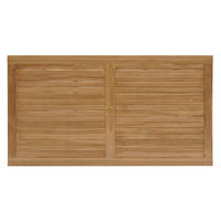 TISCH Java Teakholz 180/100/79 cm - Braun, Holz (180/100/79cm) - Happy Garden