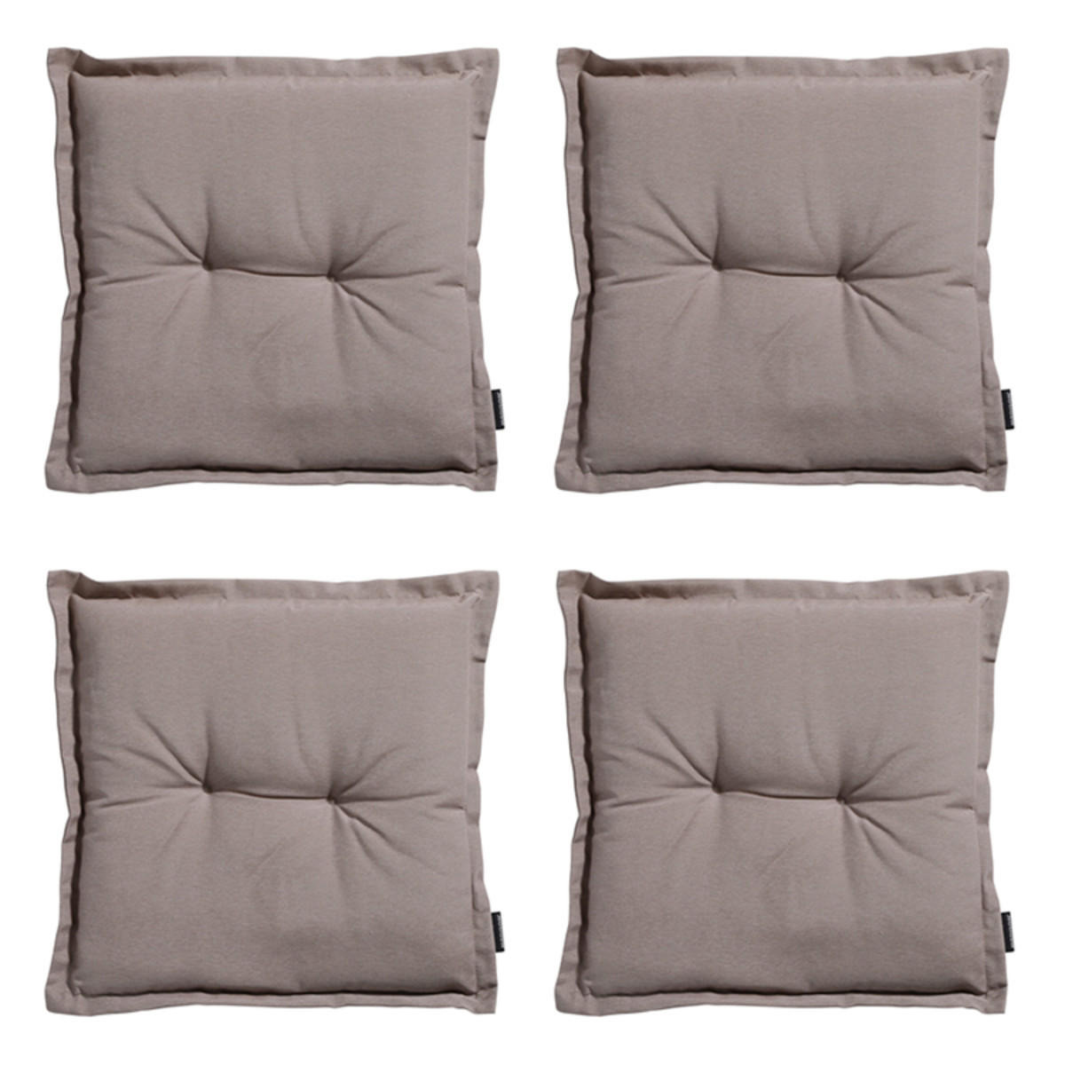 SITZKISSEN Panama 50/50 cm 4er-Set - Cappuccino, Textil (50/5/50cm) - Madison