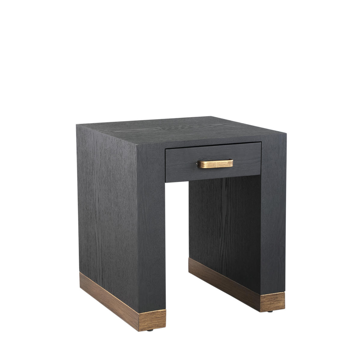 BEISTELLTISCH Tiess Schwarz 45/45/50cm - Schwarz, Metall (45/45/50cm) - PTMD Collection