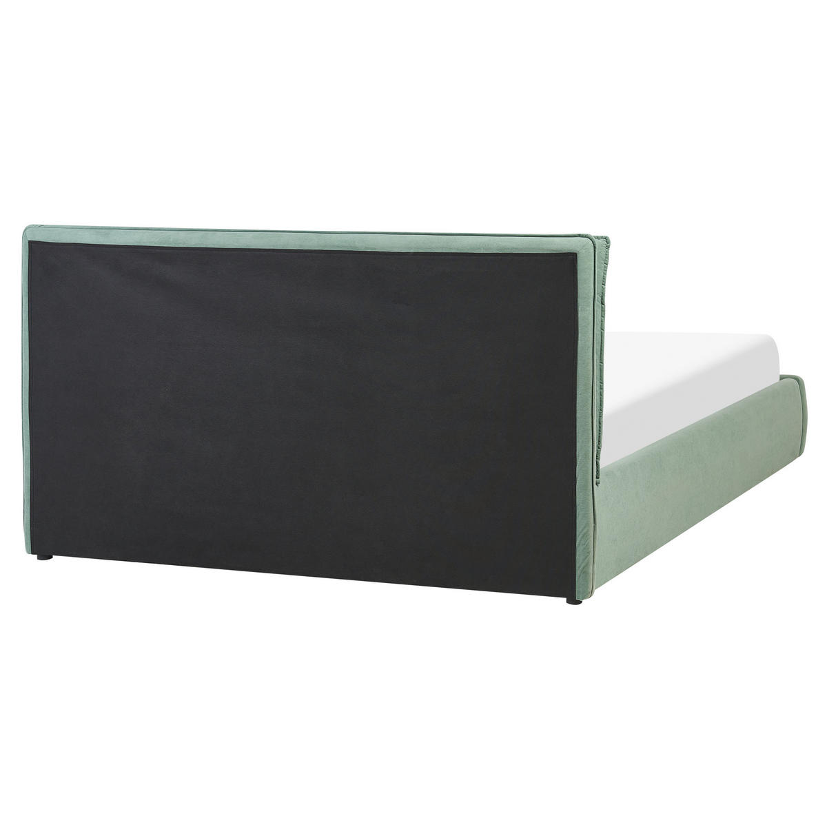 BETT 160/200cm Mintgrün Bajonna - Mintgrün, Textil (160/200cm) - Beliani
