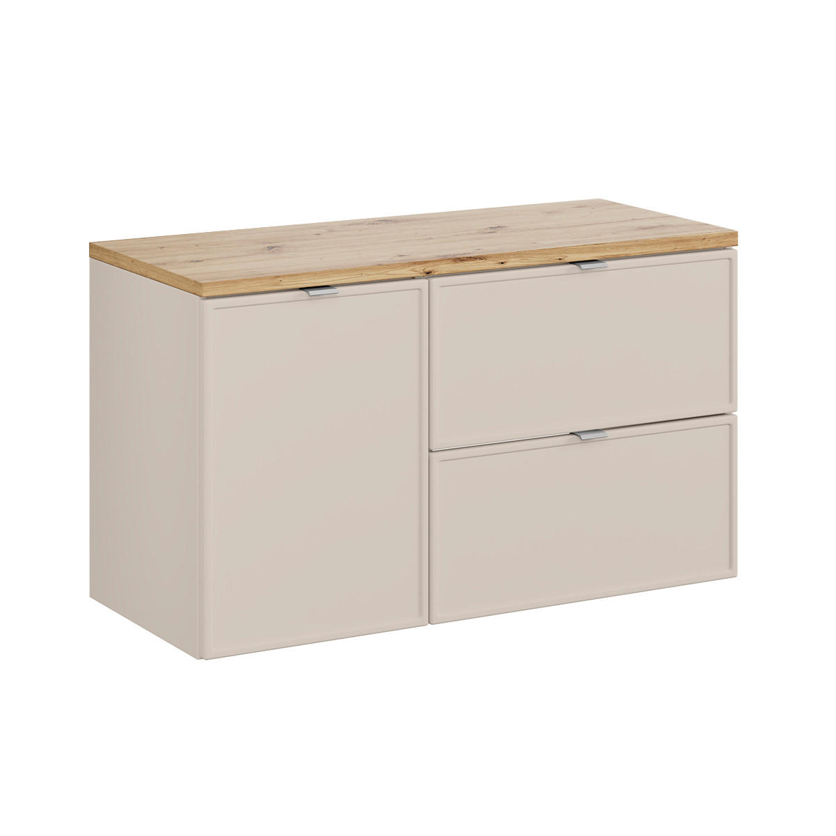 SKŘÍŇKA POD UMYVADLO 100.6cm Alba Kašmír - béžová, kompozitní dřevo (100.6/59/48cm) - Petits-meubles