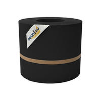 SICHTSCHUTZSTREIFEN Premium für Doppelstabmatten Zaunblende Schwarz, 26m - Schwarz, Kunststoff (2600/19cm) - ZAUN|ZU