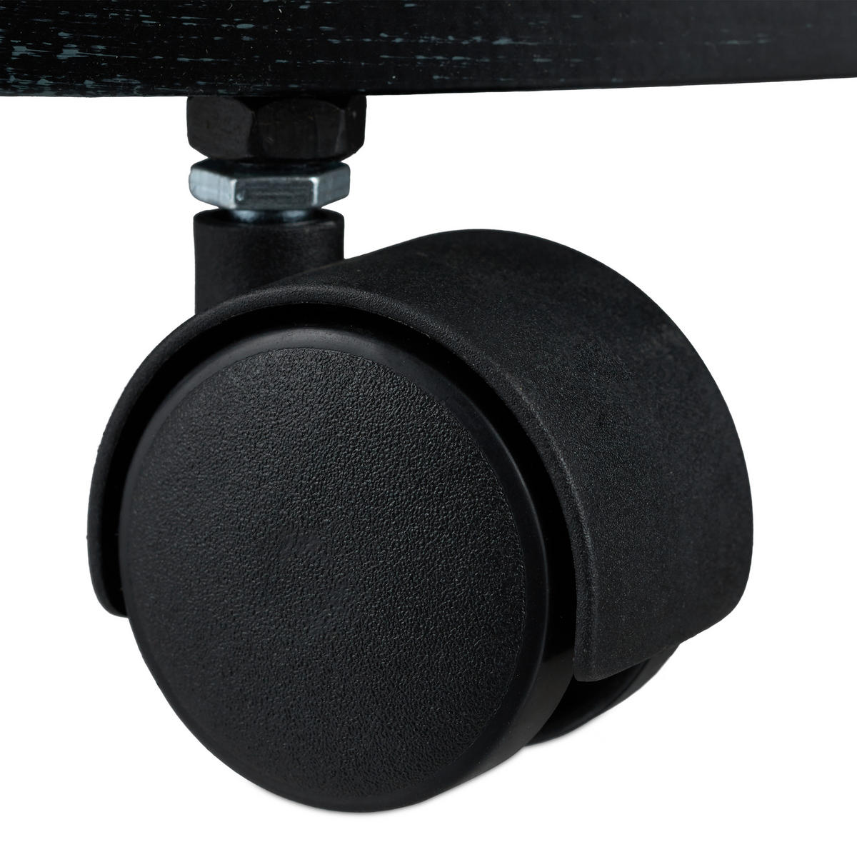 PFLANZENROLLER - Schwarz, Kunststoff/Metall (38/7.5/38cm) - Relaxdays