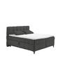 BOXSPRINGBETT 180x200 inkl. Topper, Matratze unde Bettkasten - Beige/Anthrazit, Holz/Holzwerkstoff (180/200cm) - ed exciting design