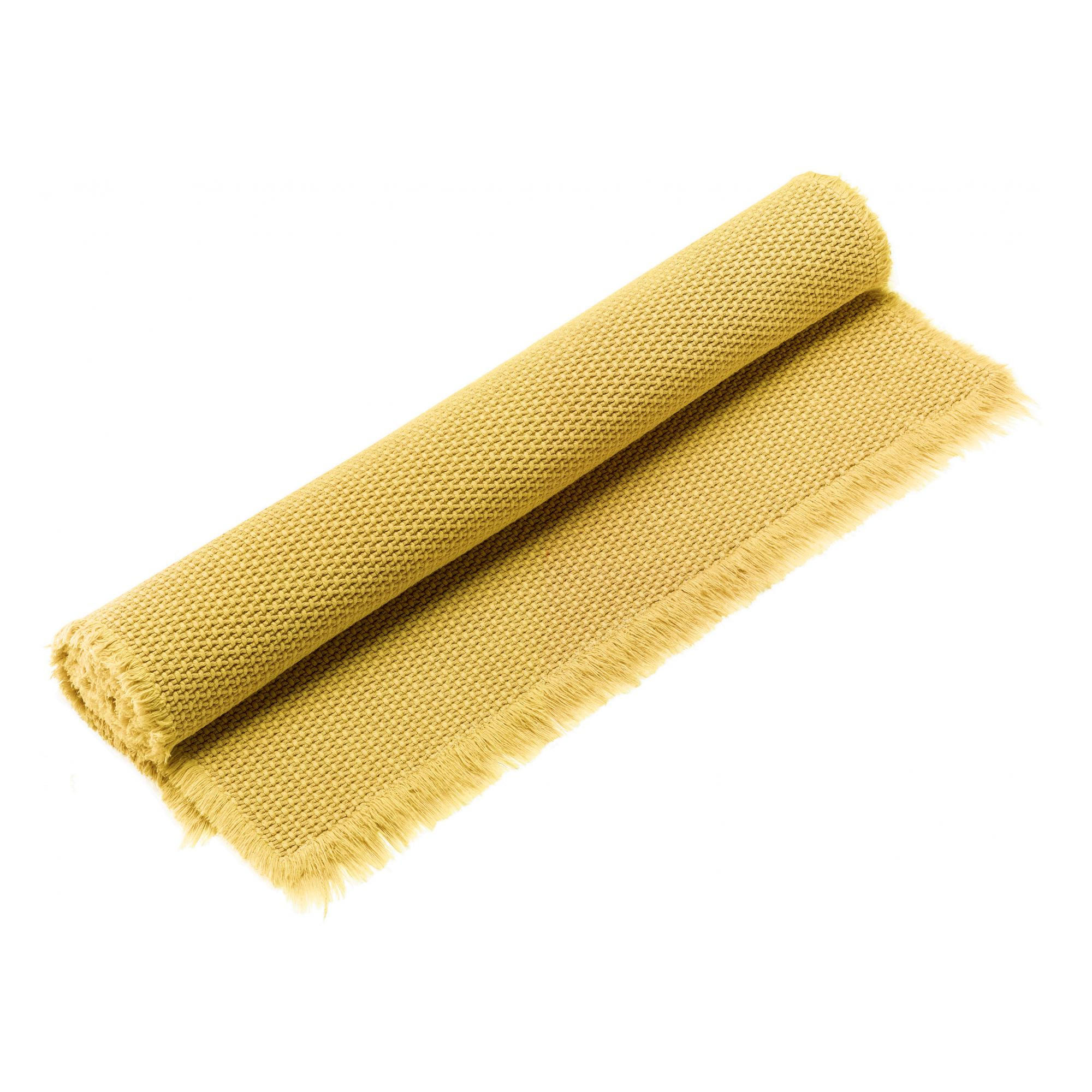 BADEMATTE Elly currygelb 54 x 110 cm - Currygelb, Textil (54/110cm) - Vivaraise