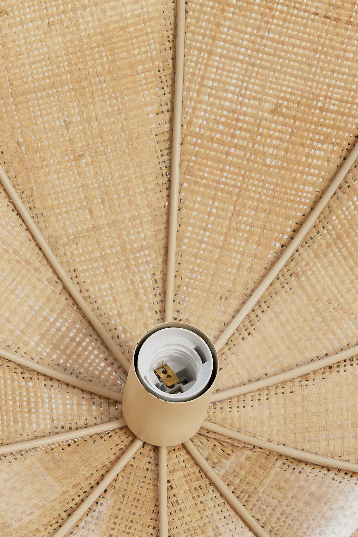 HÄNGELAMPE Sulina Grün Ø35/28 cm - Grün, Naturmaterialien (35/35/28cm) - Light & Living