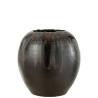 BLUMENTOPF KERAMIK - Töpferei - Braun - L - Ø 50 cm - Braun, Keramik (50/50cm) - J-Line