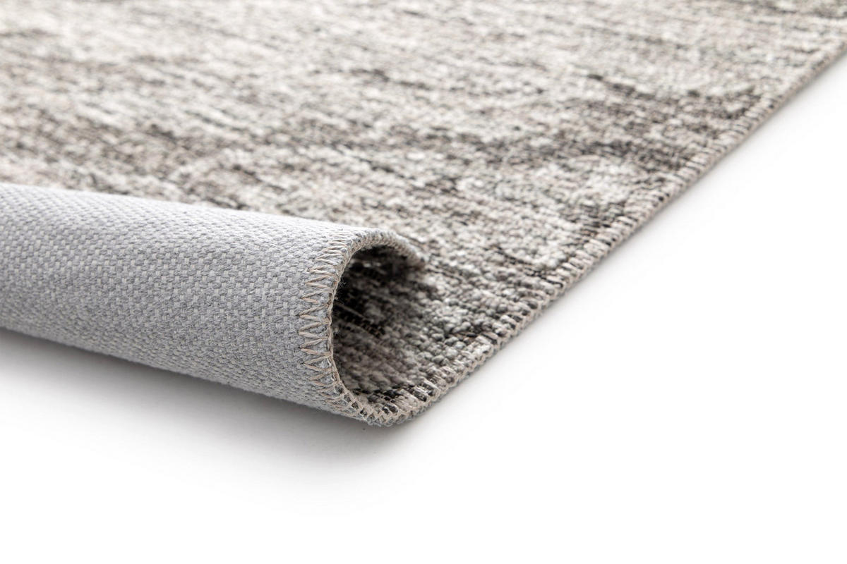 TEPPICH, Strukturierter in Naturtönen grau - Grau, Textil (160/230cm) - AFK Living