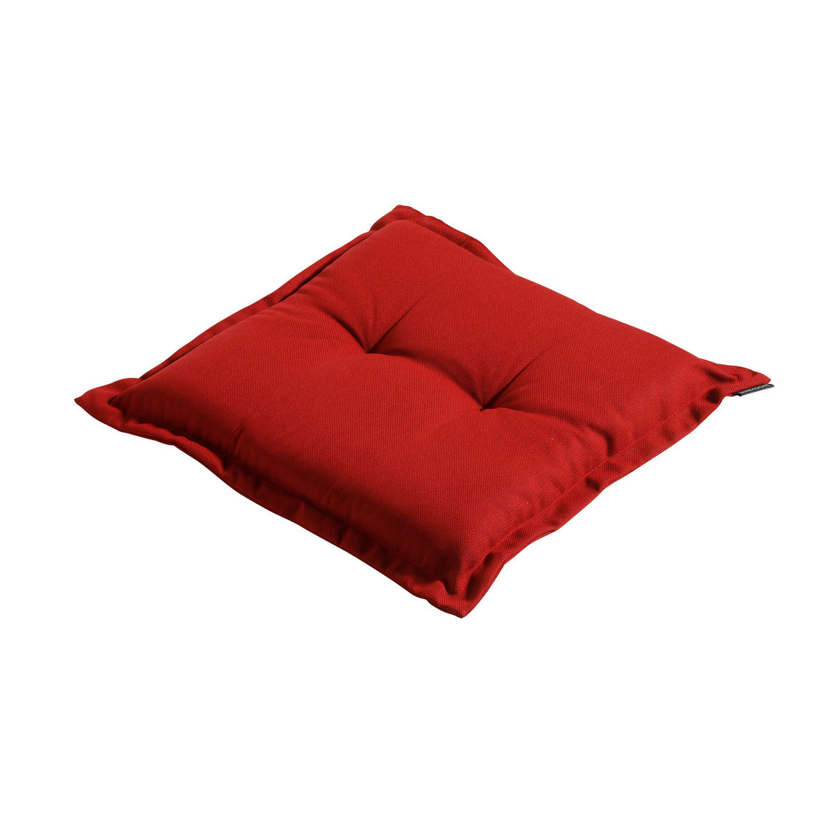SITZKISSEN Rippe 50/50 cm 4er-Set - Rot, Textil (50/5/50cm) - Madison