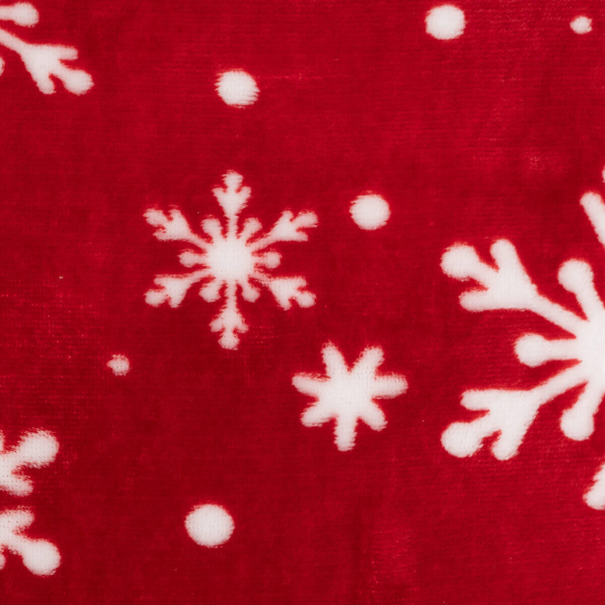 KISSENHÜLLE Schneeflockenmuster 40/40 cm - Rot, Textil (40/40cm) - Atmosphera Createur d´interieur